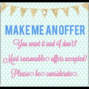 All offers considered